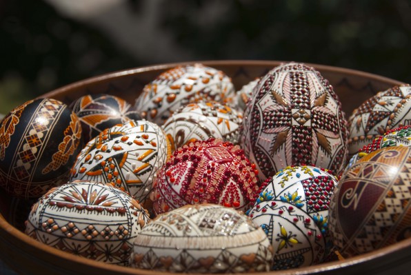 Decorated eggs